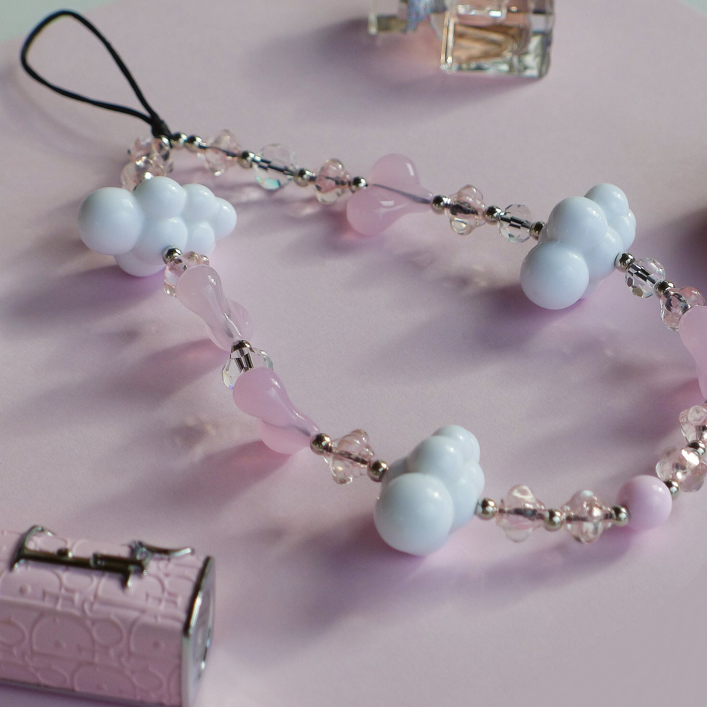 Pink Puff Floating Dreams Phone Charm