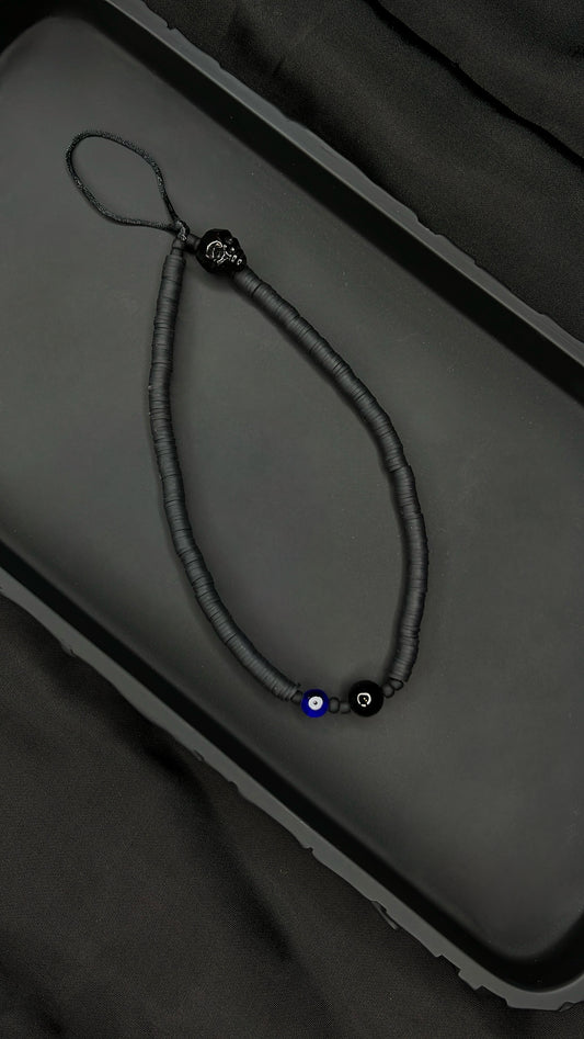 Gothic Skull Phone Charm