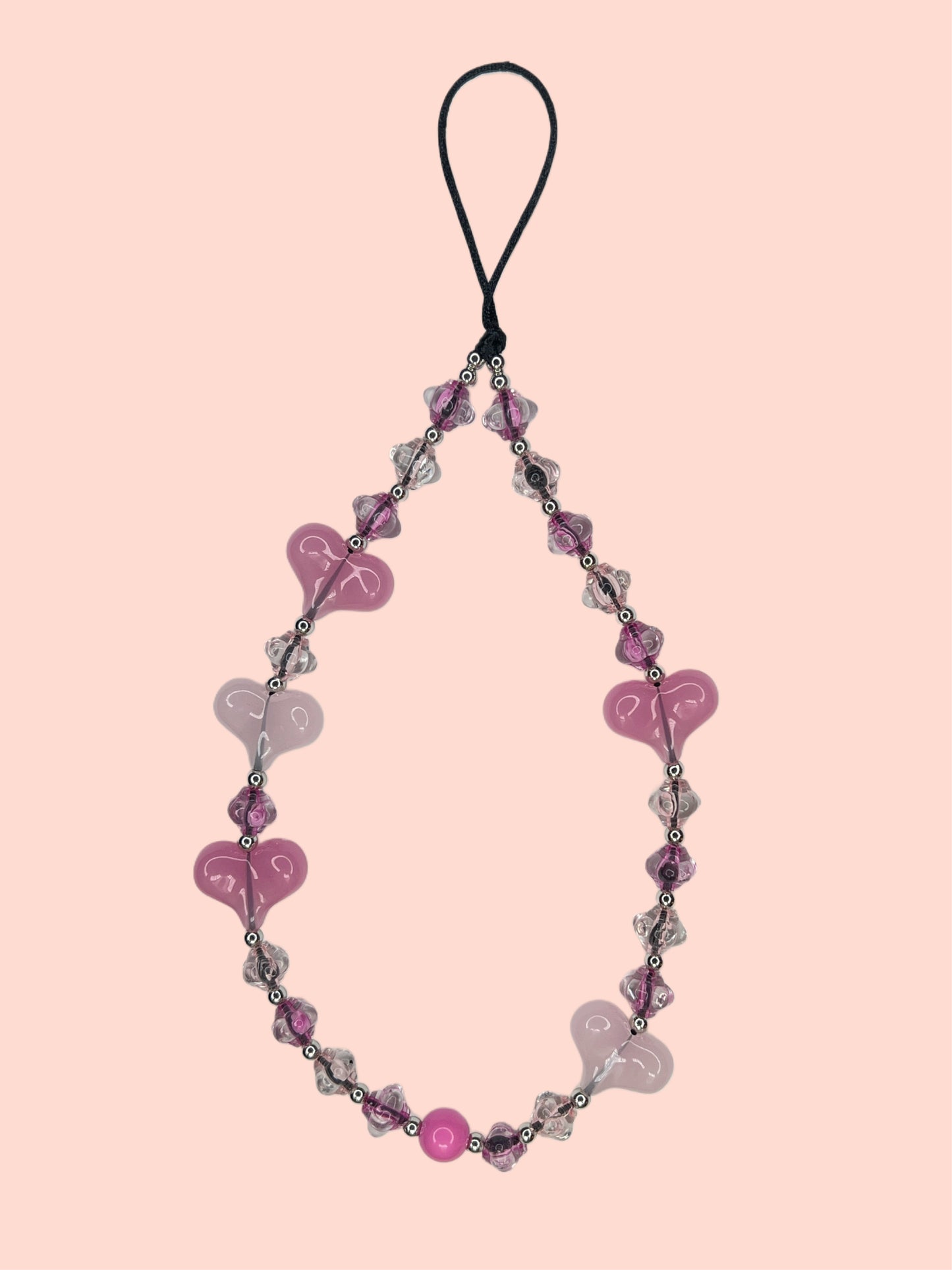 Blush Heart Phone Charm