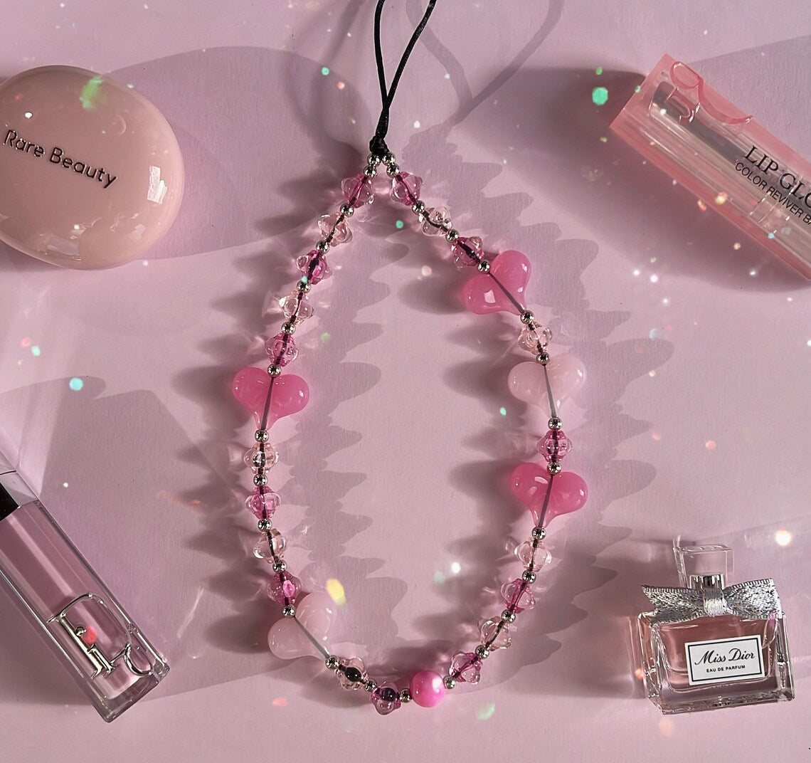 Blush Heart Phone Charm