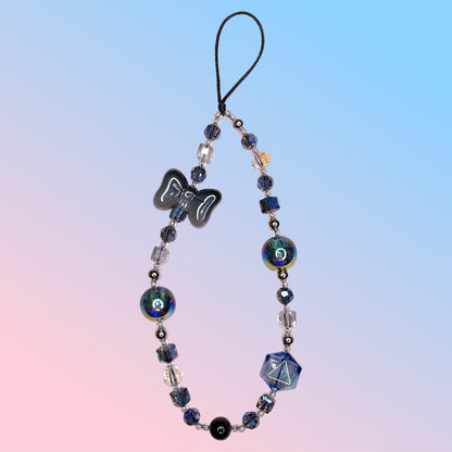 Galaxy Whimsical Glass Bead Phone Charm