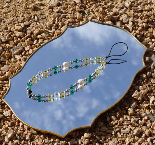 Fairy Glow Jellybean Bead Strap Phone Charm