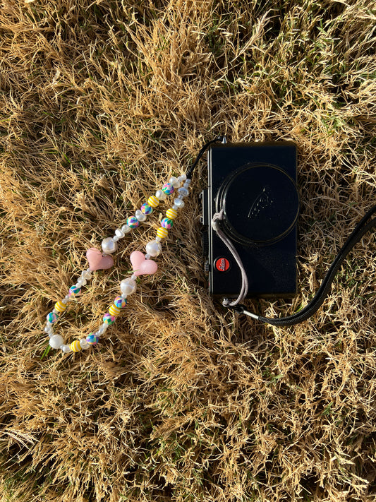 Rose Candy Heart Phone Charm